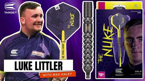 what weight darts does luke littler use